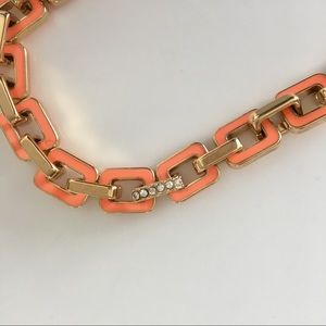 Ann Taylor Jewelry - Ann Taylor Orange Enamel Link Bracelet Ann Taylor Jewelry - Ann Taylor Orange Enamel Link Bracelet